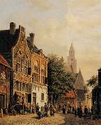 unknow artist European city landscape, street landsacpe, construction, frontstore, building and architecture. 298 Germany oil painting artist